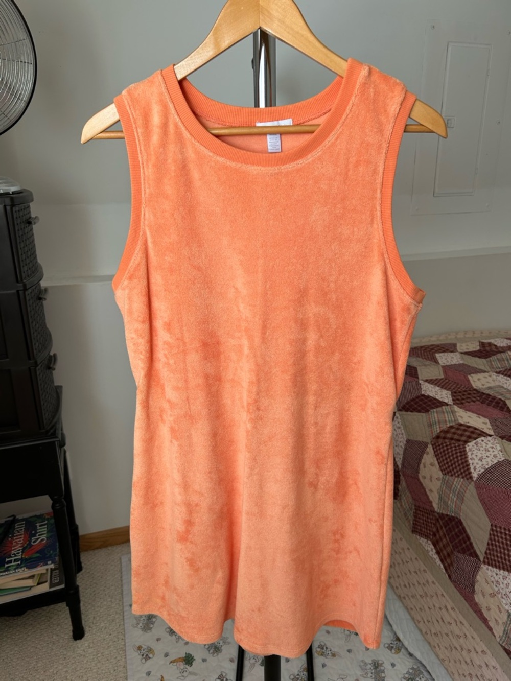 Beyond Yoga Out of Town Terry Cloth Mini Dress Medium